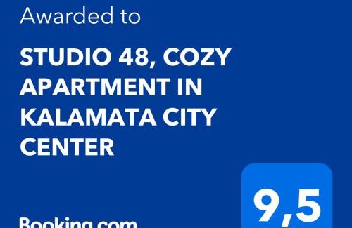 Kalamata Apartment | STUDIO 48, COZY APARTMENT IN KALAMATA CITY CENTER