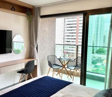 Centro Apartment | Studio a 500 m da Av Beira Mar BC Meireles