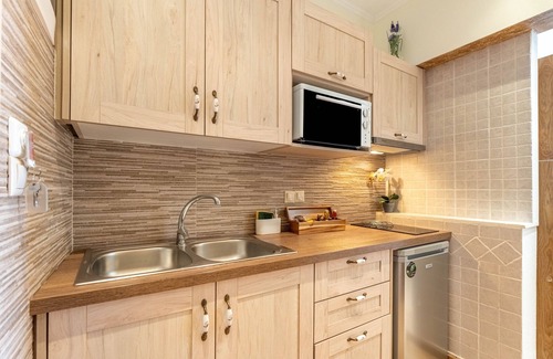 Lakones Apartment | Studio Apartment "Angela 4" with Sea View, Shared Pool & Wi-Fi