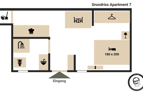 Goslar Apartment | Studio-Apartment | Casa da Enzo, Oldtown Goslar