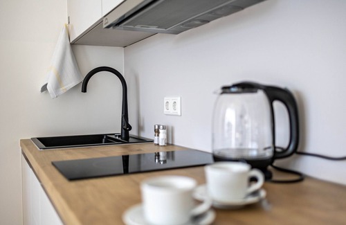 Furstenfeldbruck District Apartment | Studio Apartment "Huber Living Basic 204" with Balcony & Wi-Fi