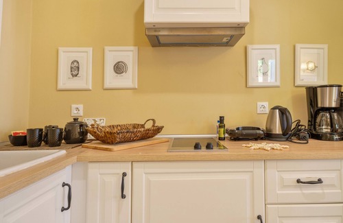 Symi Apartment | Studio Apartment 'No 3 Superior Symi Nautilus' with Mountain View, Wi-Fi and Air Conditioning