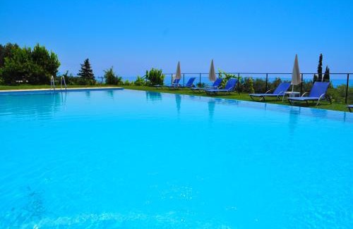 Parelia Apartment | Studio Apartments with large swimming pool and Sea view at Pelekas Beach Corfu