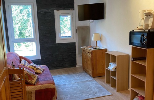 Prapoutel Apartment | Studio at the foot of the slopes, view of the slopes. With cellar in summer.