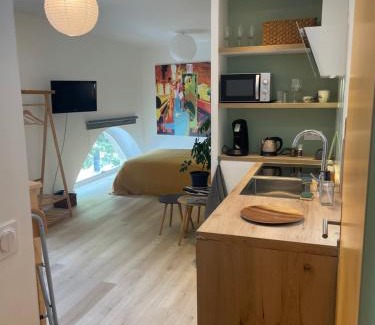 Saint-Alban-de-Roche Apartment | Studio Au Clair de Lune