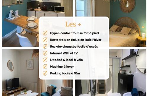 Moulins Apartment | Studio Boho-Chic en centre ville