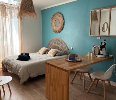 Moulins Apartment | Studio Boho-Chic en centre ville