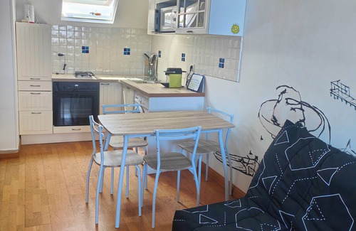 Grandcamp-Maisy Apartment | Studio breathtaking view Waterfront
