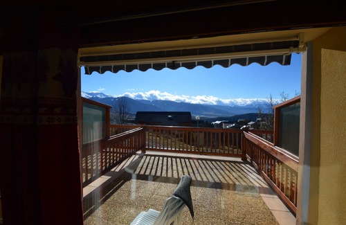 Font-Romeu-Odeillo-Via Apartment | Studio cabin FONT ROMEU, beautiful south-facing terrace