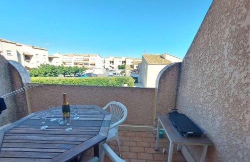 Marseillan Plage Apartment | Studio Cabine avec Terrasse, Piscine et Parking Privé à Marseillan - FR-1-326-774