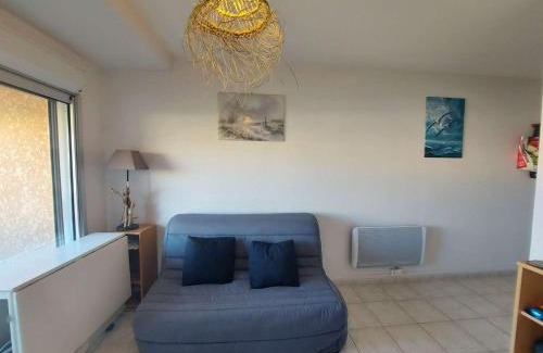Marseillan Plage Apartment | Studio Cabine avec Terrasse, Piscine et Parking Privé à Marseillan - FR-1-326-774