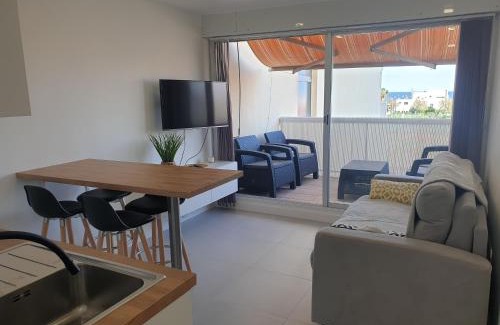 Carnon-Plage Apartment | Studio Carnon bord de plage climatisé