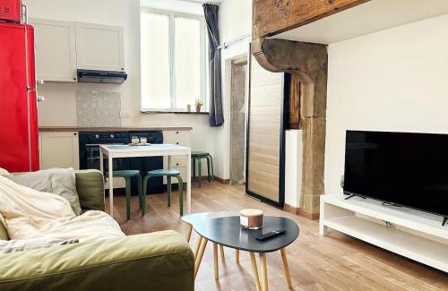 Saint-Genix-sur-Guiers Apartment | Studio Chic au Style Rétro Moderne