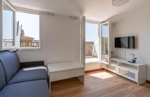Aix-en-Provence Historic Centre Apartment | Studio climatisé avec terrasse, 5ème étage