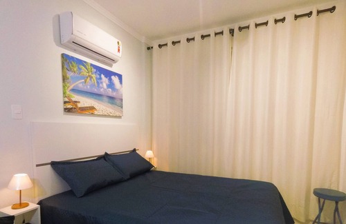 Jose Menino Apartment | Studio Confortável a Beira mar com Cozinha Completa e Estacionamento Privativo