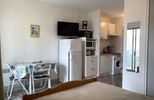 Balaruc-les-Bains Apartment | Studio Confortable avec Balcon et Wifi près du parc Charles de Gaulle à Balaruc-les-Bains - FR-1-553-37