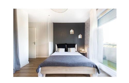 Cugnaux Apartment | Studio Diane Cugnaux Toulouse St Simon proche Thales, Airbus & Basso Cambo