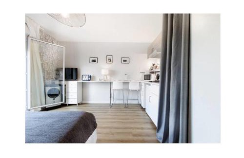 Cugnaux Apartment | Studio Diane Cugnaux Toulouse St Simon proche Thales, Airbus & Basso Cambo