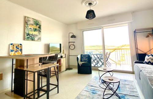 Fort-Mahon-Plage Apartment | Studio DUNES de NALA avec balcon vue Dunes et latérale Mer pour 4 pers 100m plage wifi ménage compris