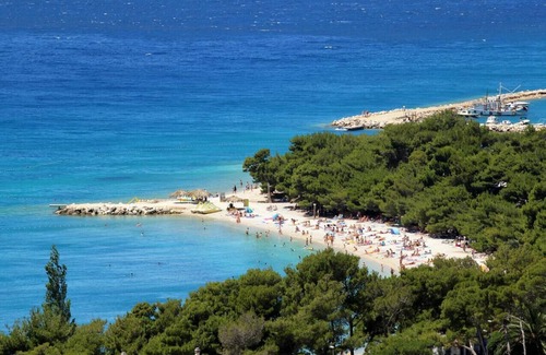 Promajna Apartment | Studio flat with balcony and sea view Promajna, Makarska (AS-20786-b)