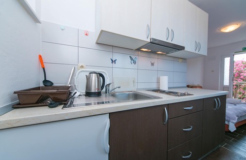Podaca Apartment | Studio flat with balcony Podaca, Makarska (AS-11748-a)