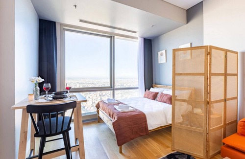 Atasehir Apartment | Studio Flat with Panoramic City View in Atasehir