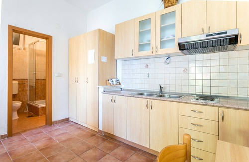 Baska Voda Apartment | Studio flat with terrace and sea view Baška Voda, Makarska (AS-300-a)