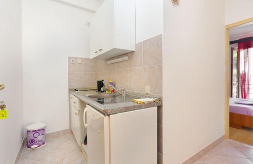 Baska Voda Apartment | Studio flat with terrace and sea view Baška Voda, Makarska (AS-2756-a)