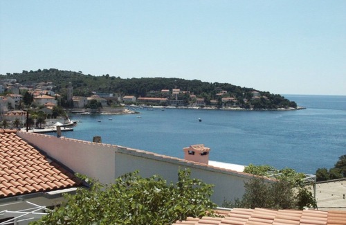 Hvar Old Town Apartment | Studio flat with terrace and sea view Hvar (AS-591-c)