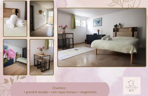 Corbas Apartment | Studio frais & cosy Lyon - Eurexpo - LDLC Arena - Groupama Stadium - Eurexpo - 15mn Lyon