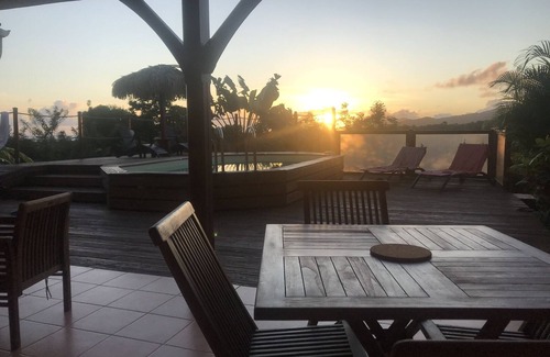 Sainte-Luce Apartment | Studio Frégate, in the heart of the Caribbean, sea view and pool, Ste Luce
