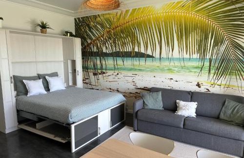 Villeneuve Loubet Beach Apartment | Studio Front de Mer à 10mètres de la plage