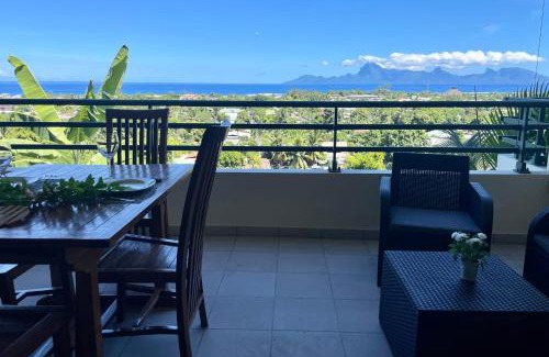 Punaauia Apartment | Studio Heitea - Ocean view - pool - Wi-Fi