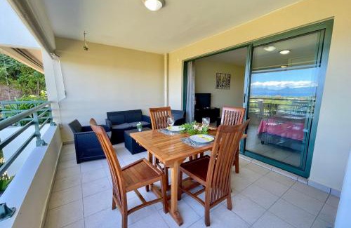 Punaauia Apartment | Studio Heitea - Ocean view - pool - Wi-Fi
