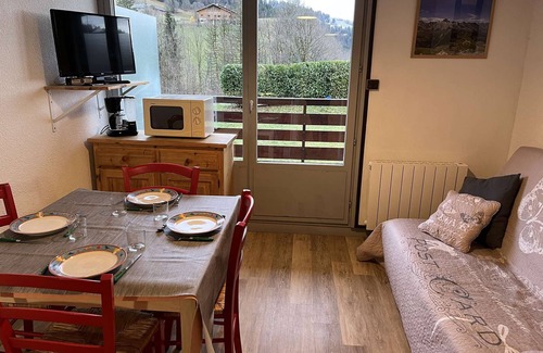 Le Grand-Bornand Apartment | Studio in Chinaillon with Parking and Balcony, Sleeps 4