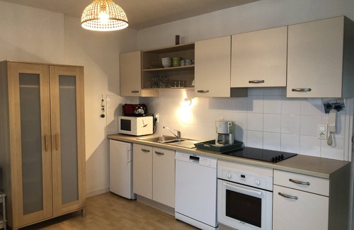 Guilvinec Apartment | Studio in house bordering the water, exceptional view over the harbour entrance