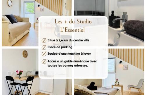 Troyes Apartment | Studio L'Essentiel - Parking & Wifi