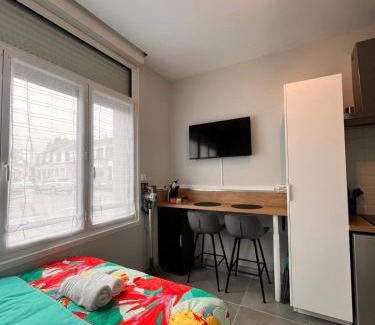 Rosendael Apartment | STUDIO Le Mini Voltaire à 900 m de la plage de Malo-les-Bains