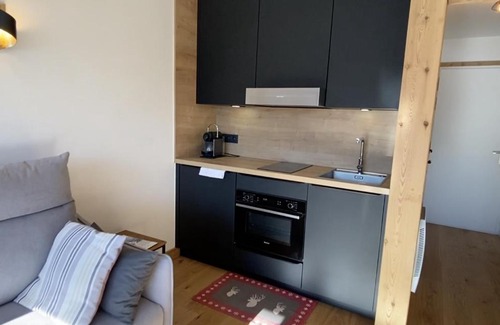 Cordon Apartment | Studio lumineux avec vue sur le Mont Blanc