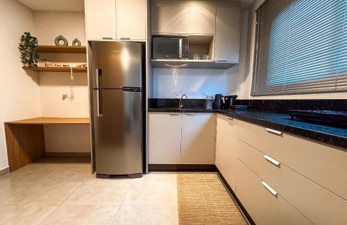 Santa Terezinha Apartment | Studio Moderno c/Piscina e Garagem