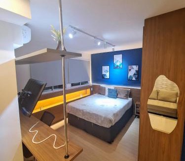Santo Cristo Apartment | Studio moderno com Piscina 4 pessoas no Centro