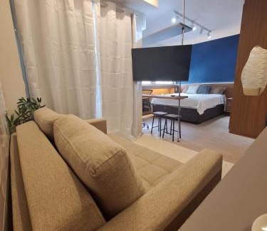 Santo Cristo Apartment | Studio moderno com Piscina 4 pessoas no Centro