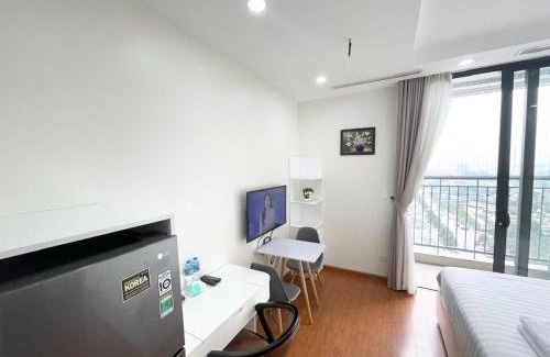 Tu Liem Apartment | Studio Nice View In Vinhomes Green Bay, 25' To Airport