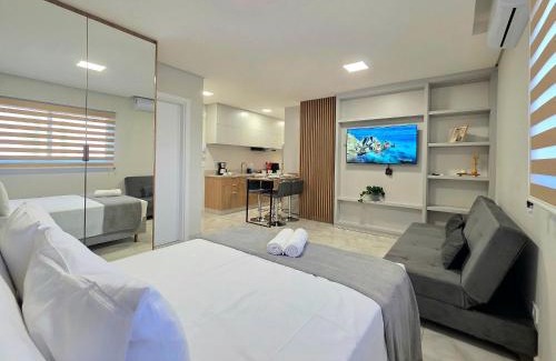 Foz do Iguacu City Centre Apartment | Studio Novíssimo no Centro para 4 pessoas