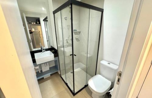 Vila Olimpia Apartment | Studio Novíssimo Vila Olímpia! Ar Academia CoWorking Lavanderia Pet Place Wifi TV LCD Canais! 10 min Congonhas!
