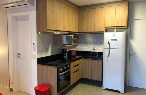 Indianopolis Apartment | Studio Novissimo em Moema, com Piscina e Sauna