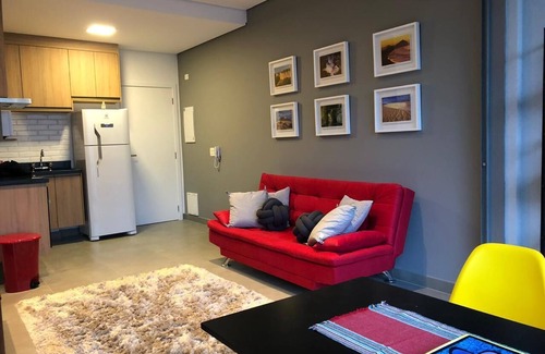 Indianopolis Apartment | Studio Novissimo em Moema, com Piscina e Sauna