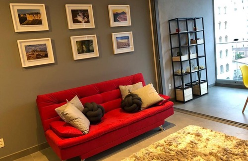 Indianopolis Apartment | Studio Novissimo em Moema, com Piscina e Sauna