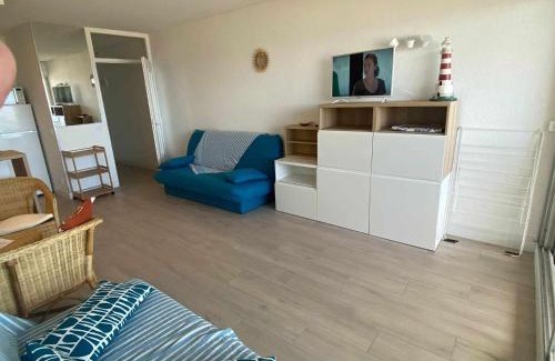 Marseillan Plage Apartment | Studio pied dans l'eau, grand frigo, lave-vaisselle, lave-linge, parking privé - FR-1-326-787