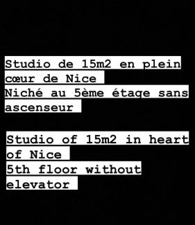 Riquier Apartment | Studio plein coeur de Nice 24 24H 7 7J